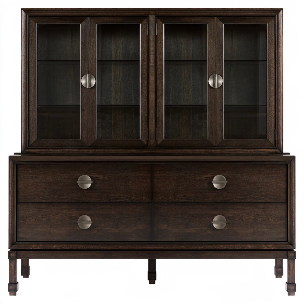 Modernes Sideboard, aus Holz, Farbe: dunkelbraun