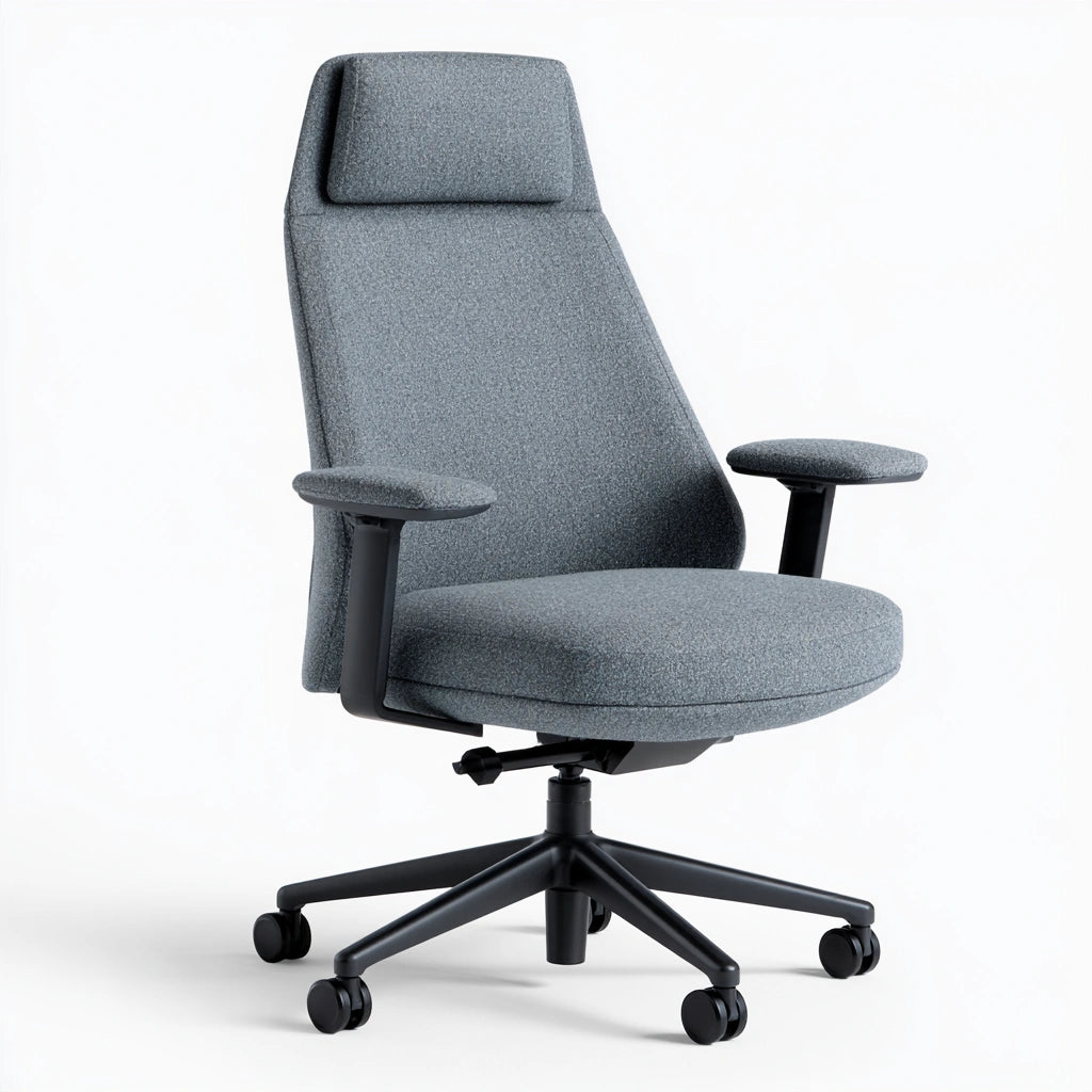 Stretchbezug für Stühle, mit Stoffbezug, Farbe: blau und grau