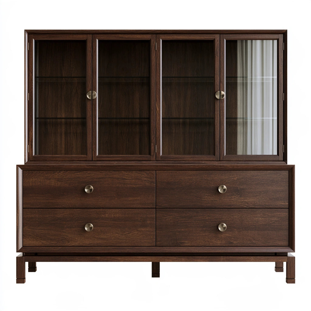 Modernes Sideboard, aus Holz, Farbe: dunkelbraun