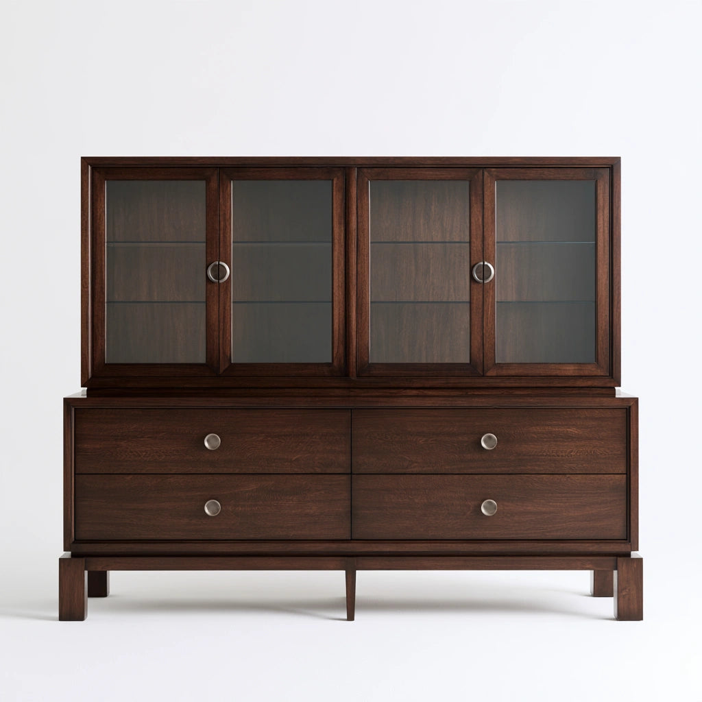 Modernes Sideboard, aus Holz, Farbe: dunkelbraun